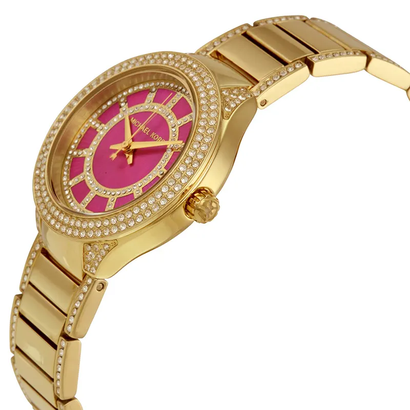 Michael Kors Mini Kerry Fuchsia Dial Ladies Watch | MK3442